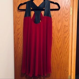 Crimson Dressy Top